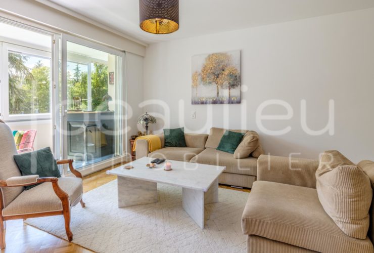 Appartement rénové, avec loggia et vue dégagée